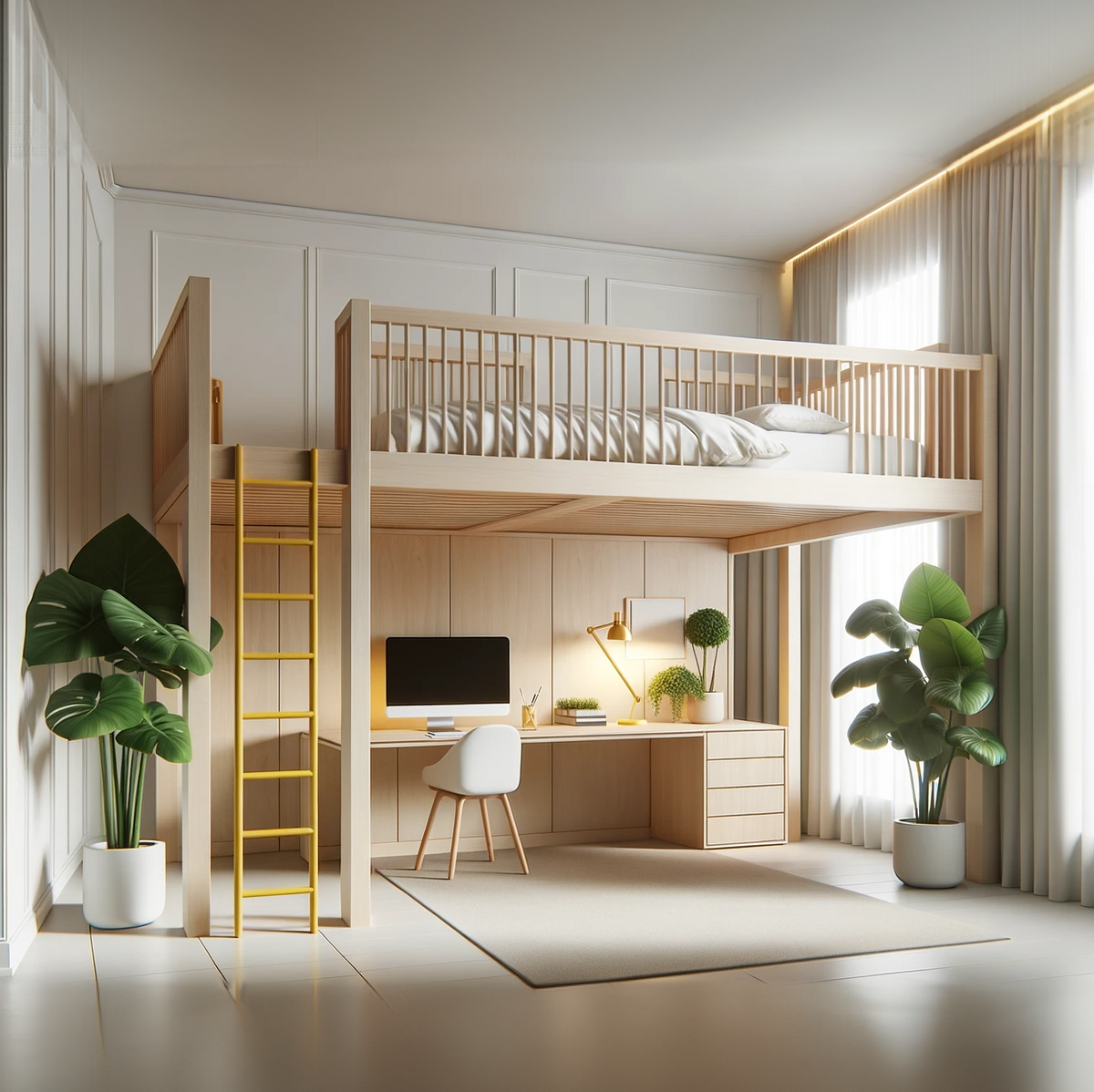 Mezzanine loft bed store
